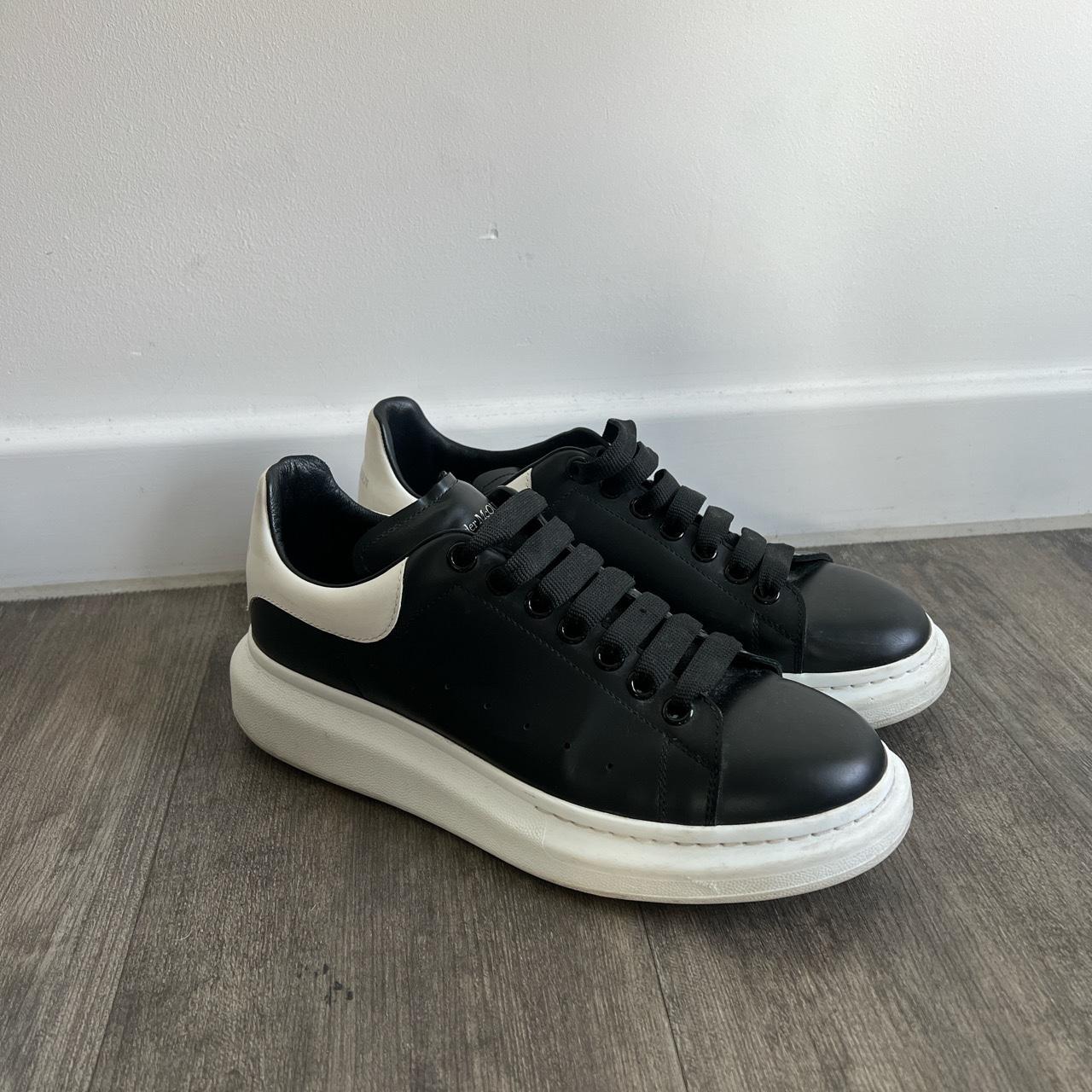 alexander mcqueen black sparkly trainers