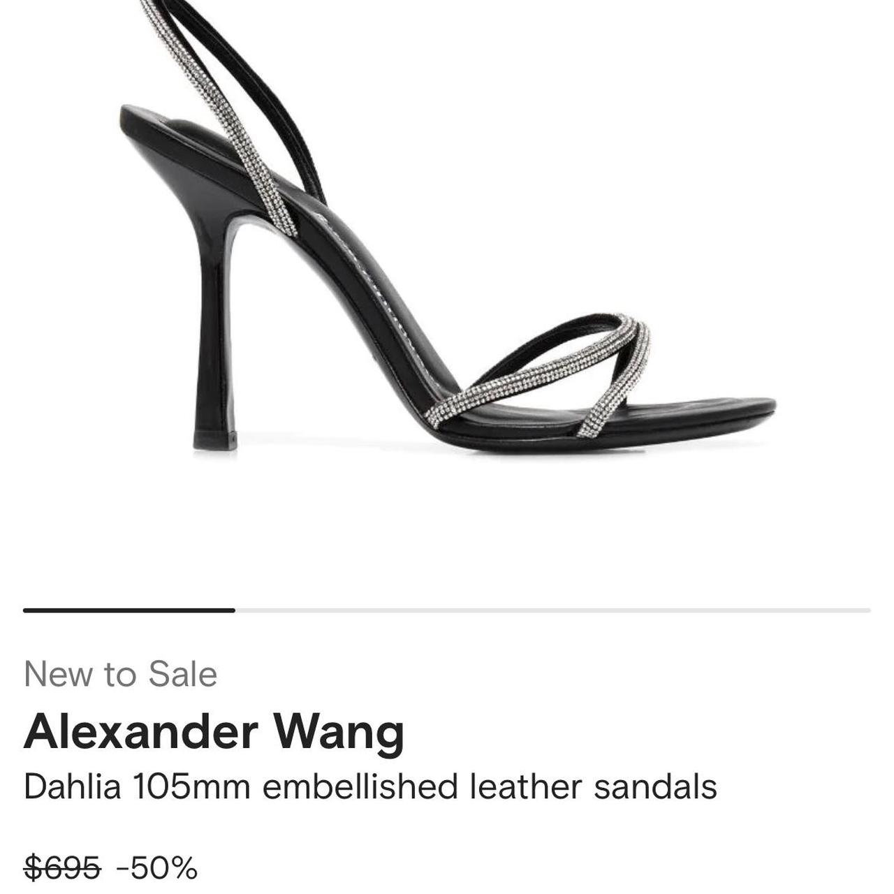 Alexander Wang Red Aminata Croc Embossed Sandals Size IT 36 For Sale at  1stDibs