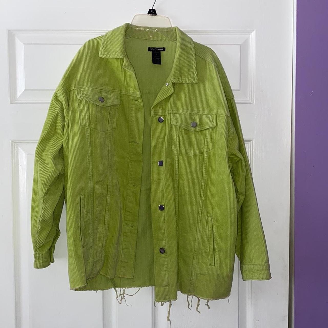 Zara neon 2024 green jacket