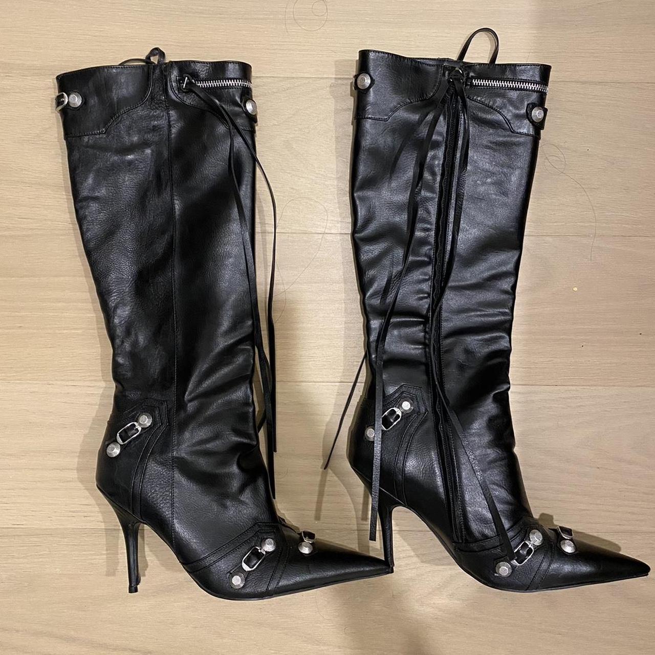 EGO Women's Black Boots | Depop