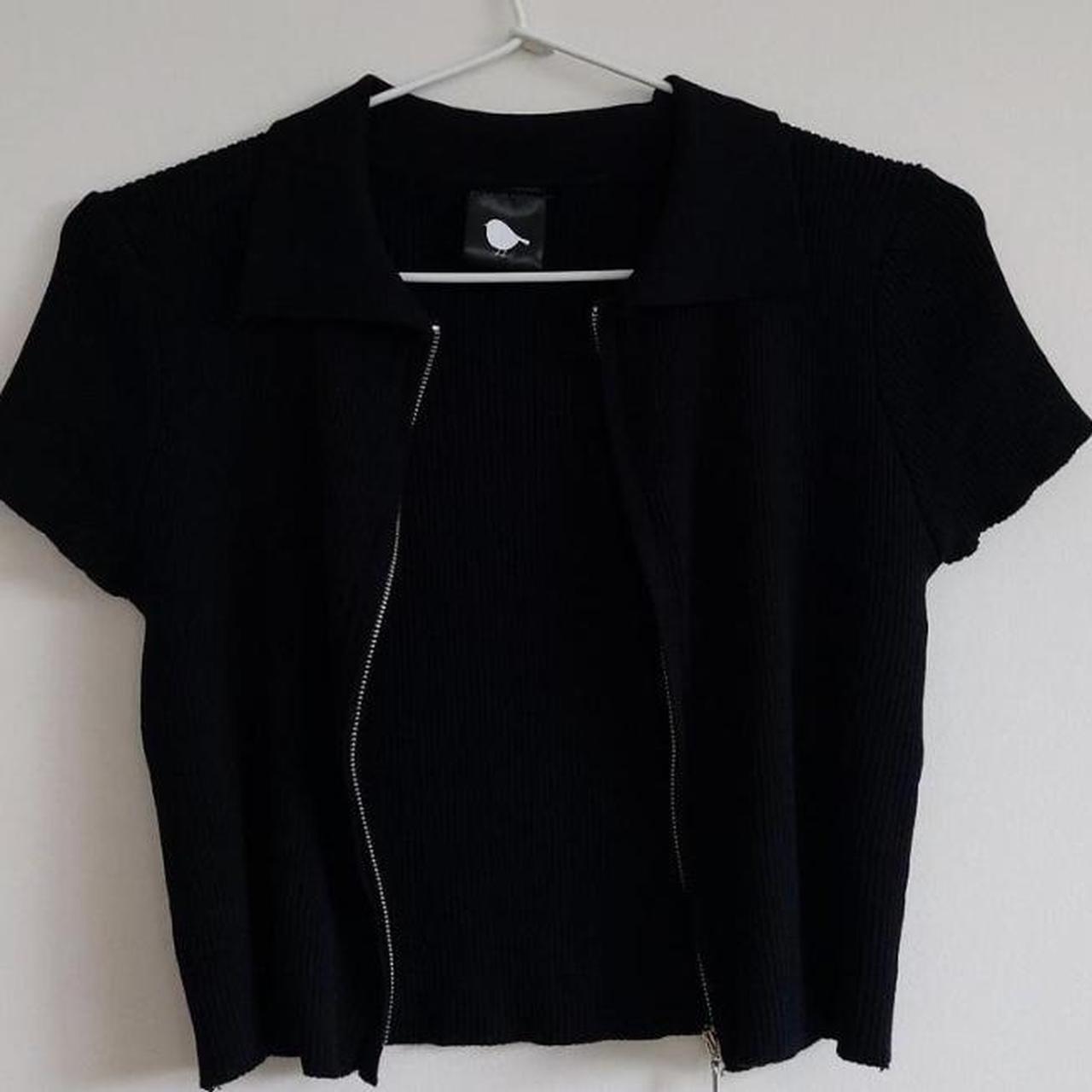 Cheep Store Black Zip Up Top Size Small Depop cheep-store-black-zip-up-top-size-small-depop