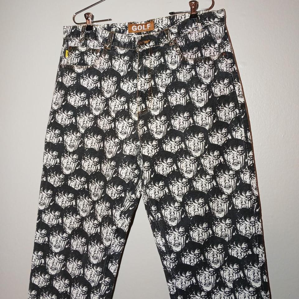 OG Golf Wang Punk Face Pants Features Punk Face | Depop
