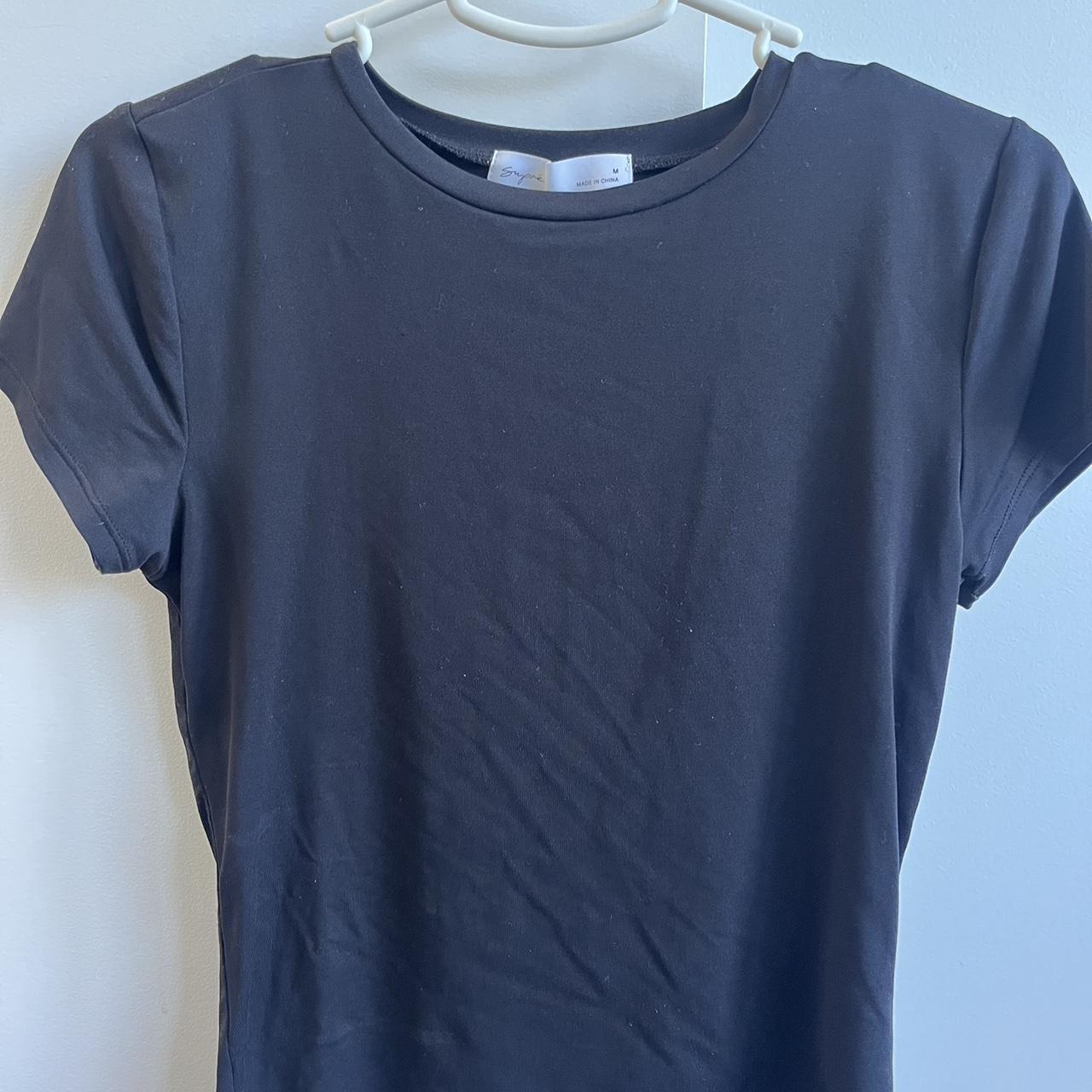 Black tee Same as skims material Size medium... Depop