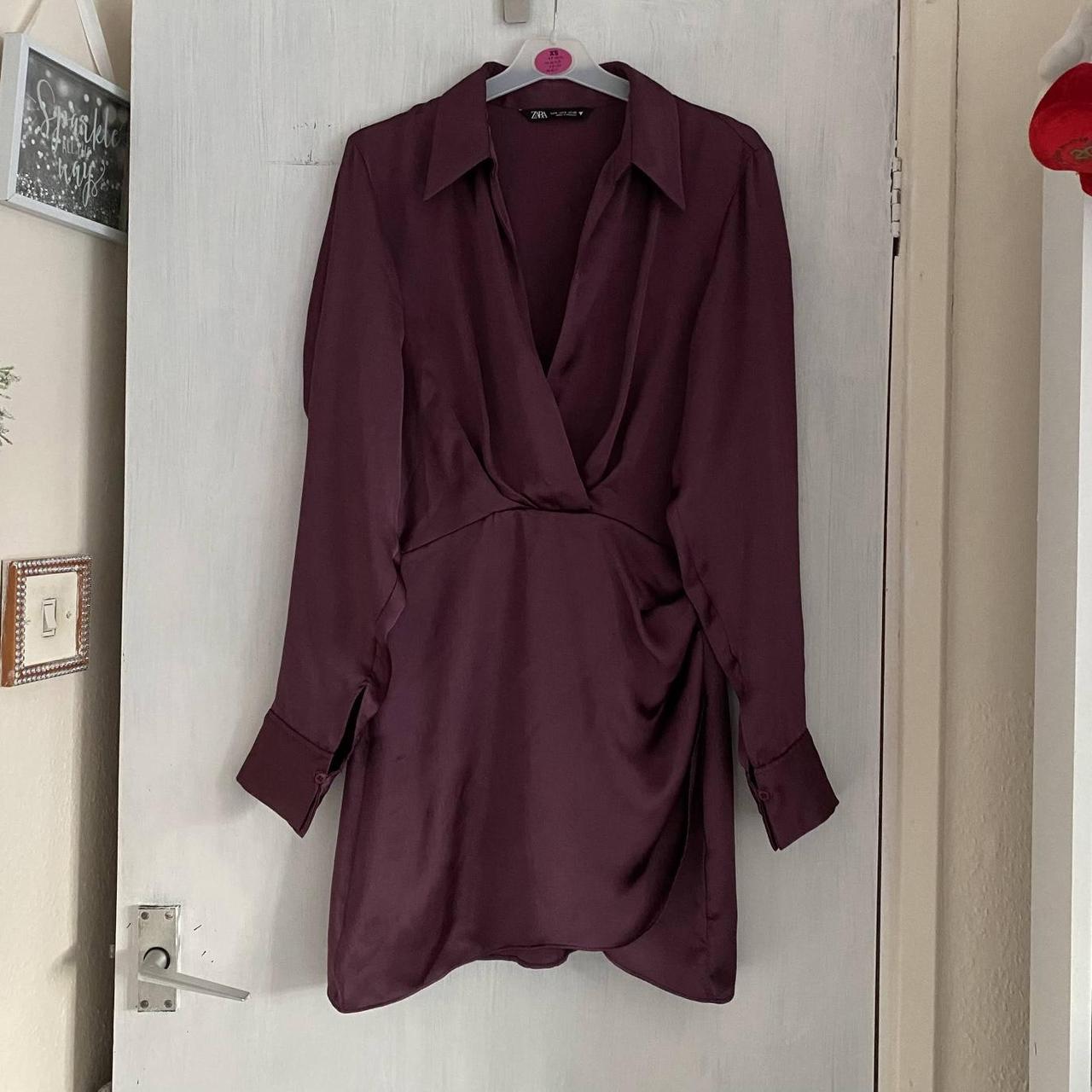 Robe discount aubergine zara