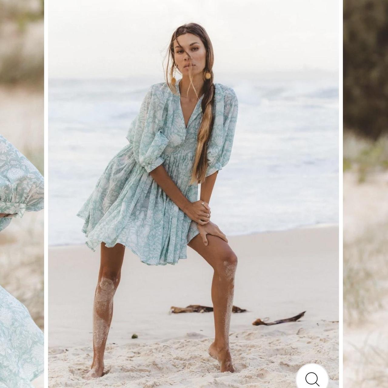 daughters of india Kyra Mini Dress ~ Jade XL sold... | Depop, image size:1280x1280