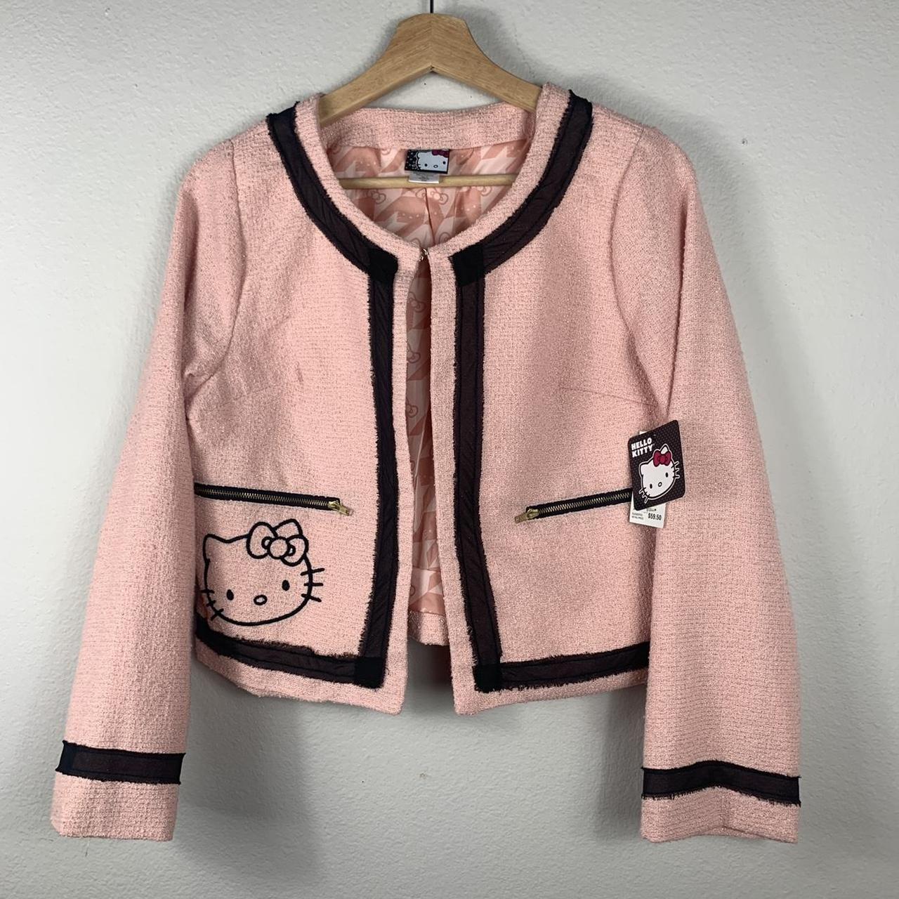 Hello Kitty Blush Womens Jacket Top Medium Y2k Cute Depop 7994