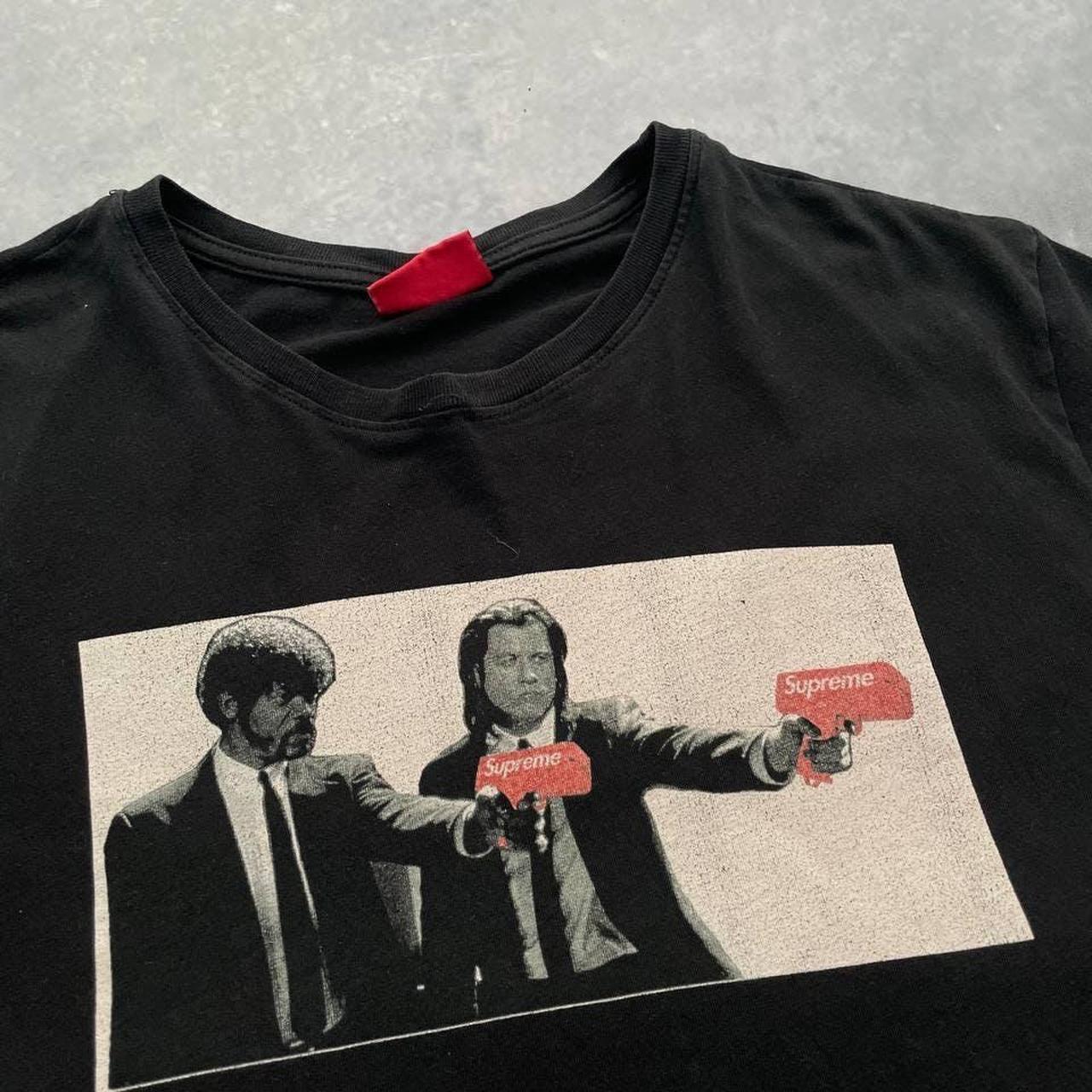 Supreme pulp fiction t shirt on sale