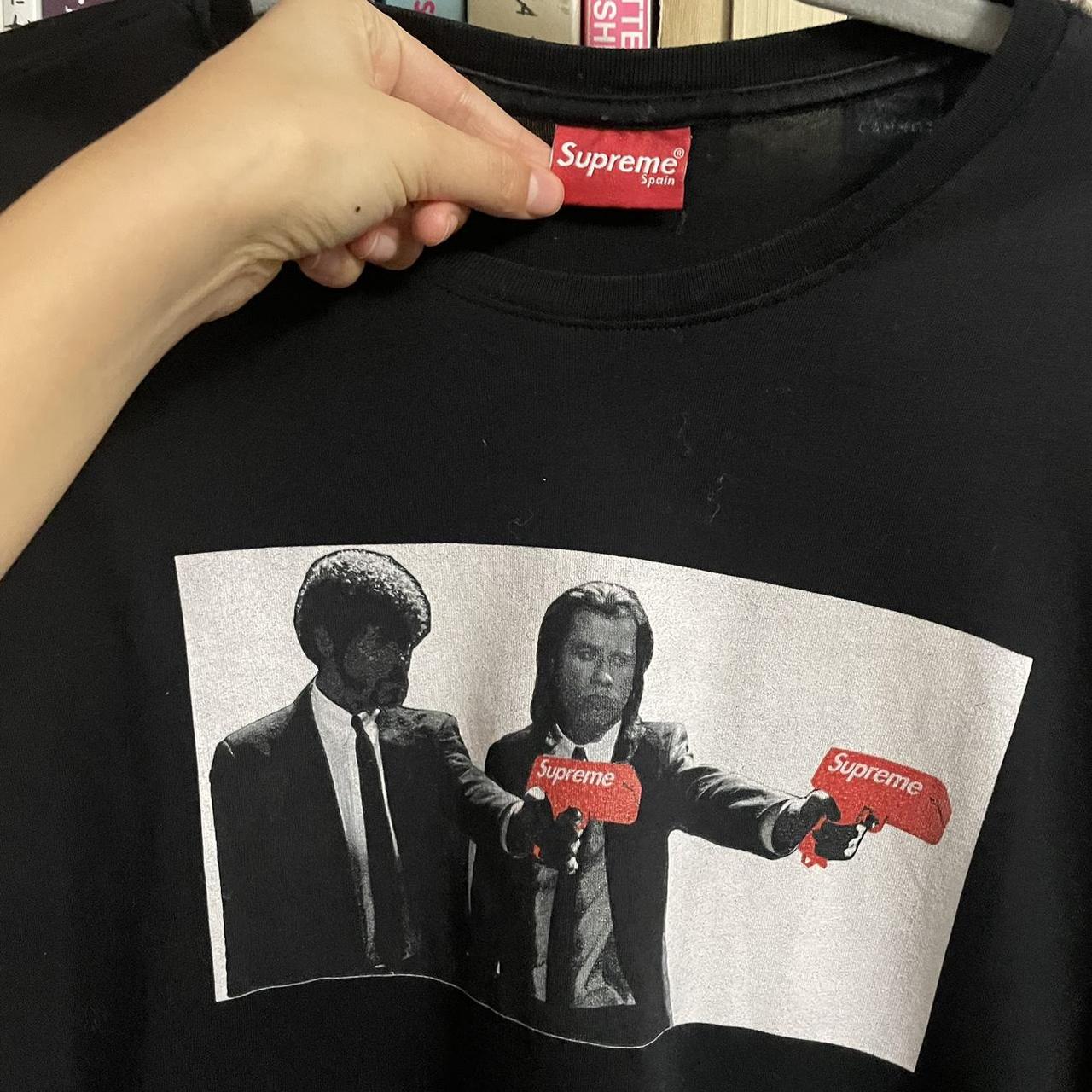 Supreme pulp fiction t sales shirt