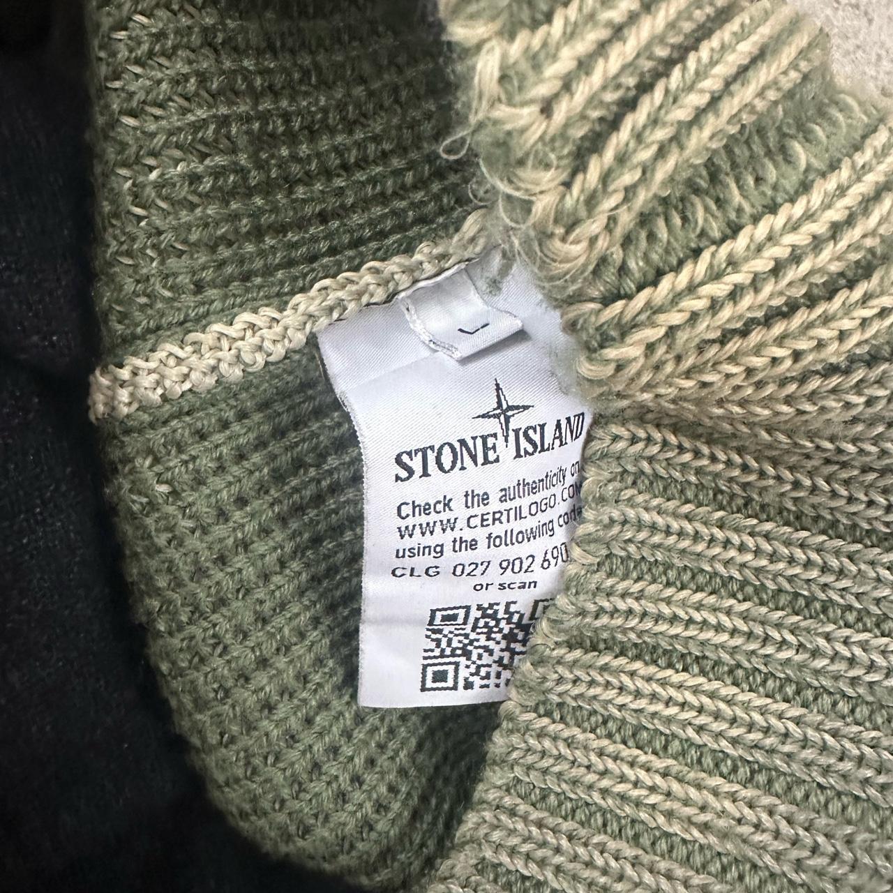 Stone Island Ice Knit Thermosensitive Cardigan from... Depop