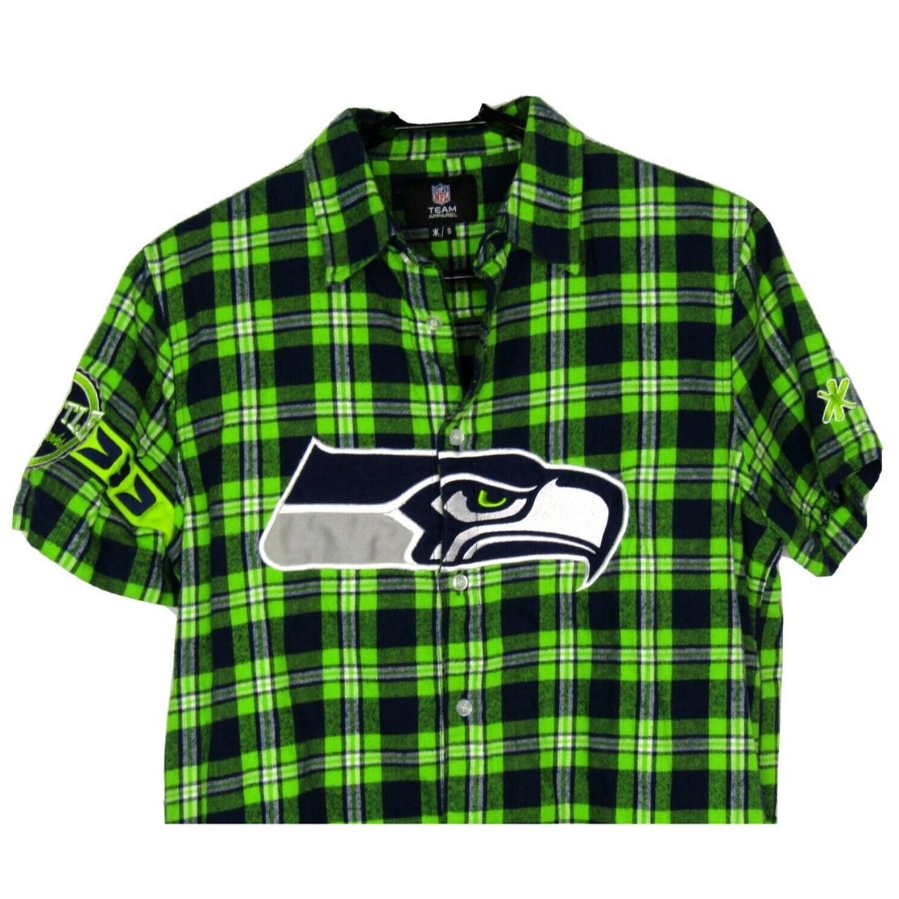 NFL Team Apparel Seattle Seahawks Short Sleeve - Depop