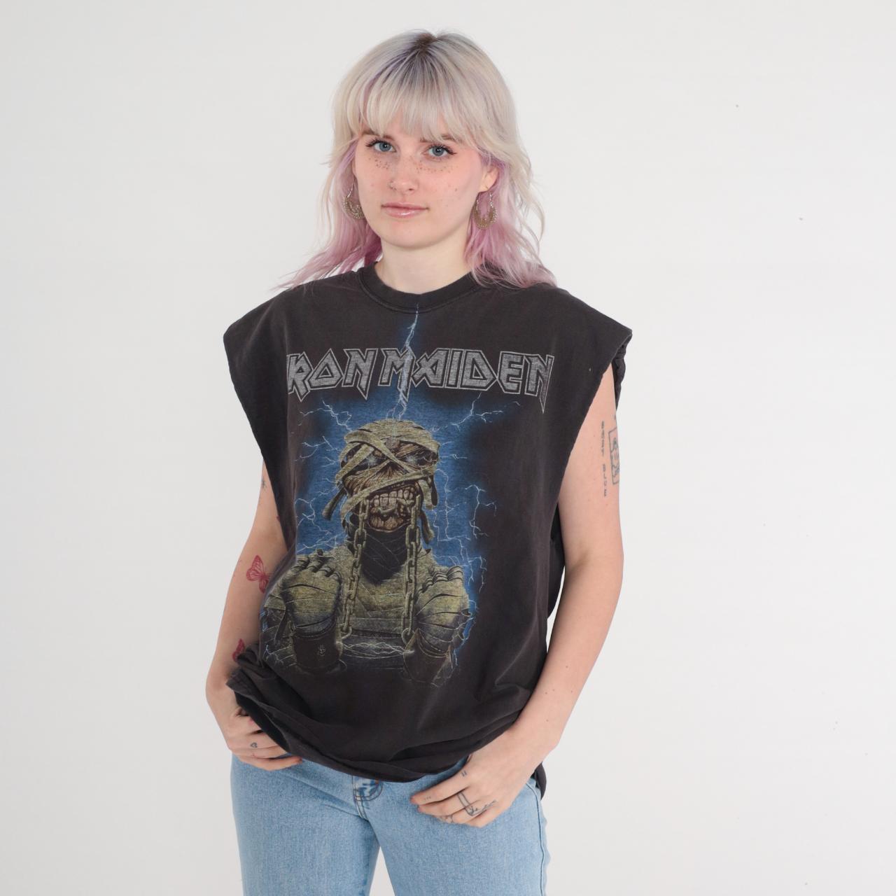 iron maiden muscle tee