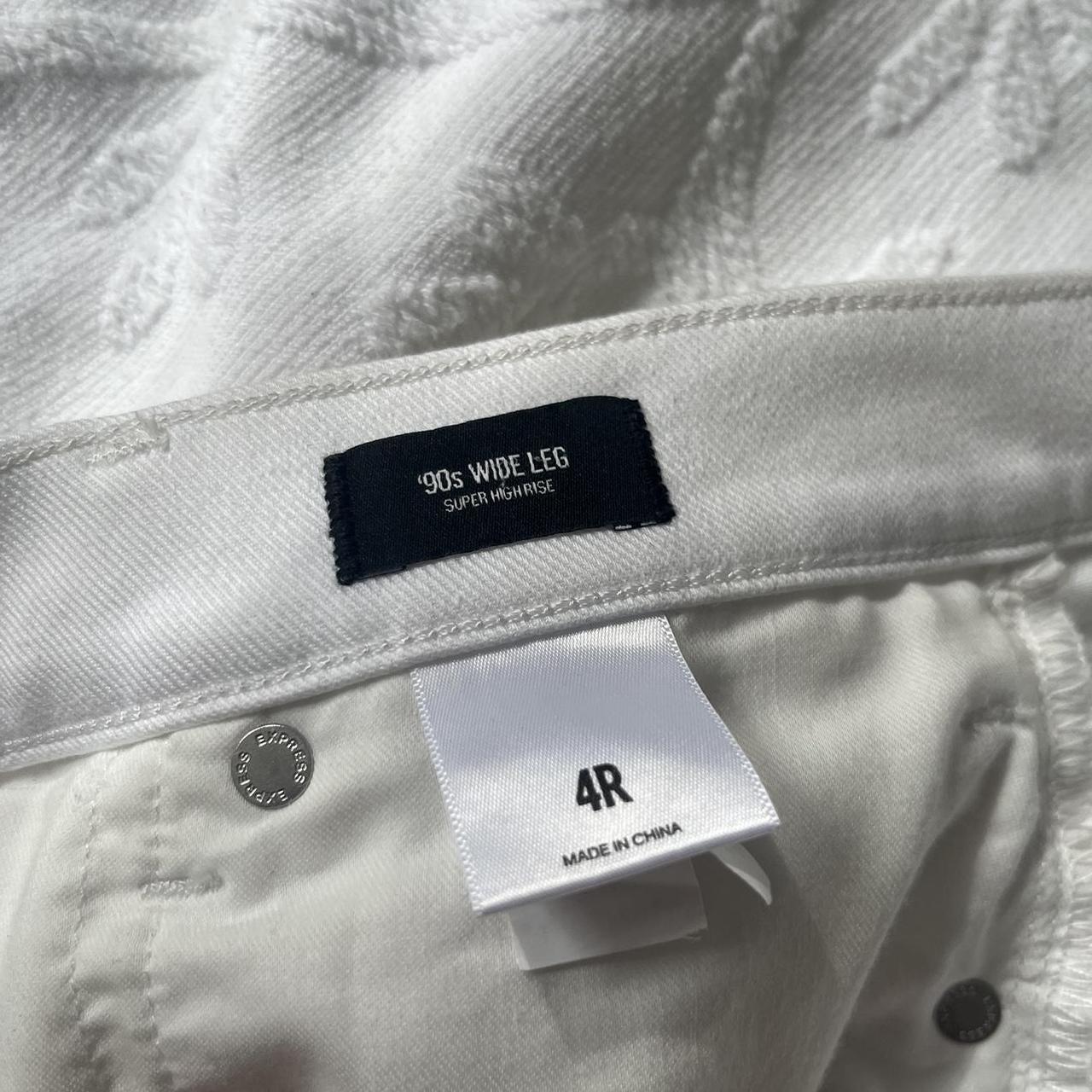 Express Women's White Jeans Depop