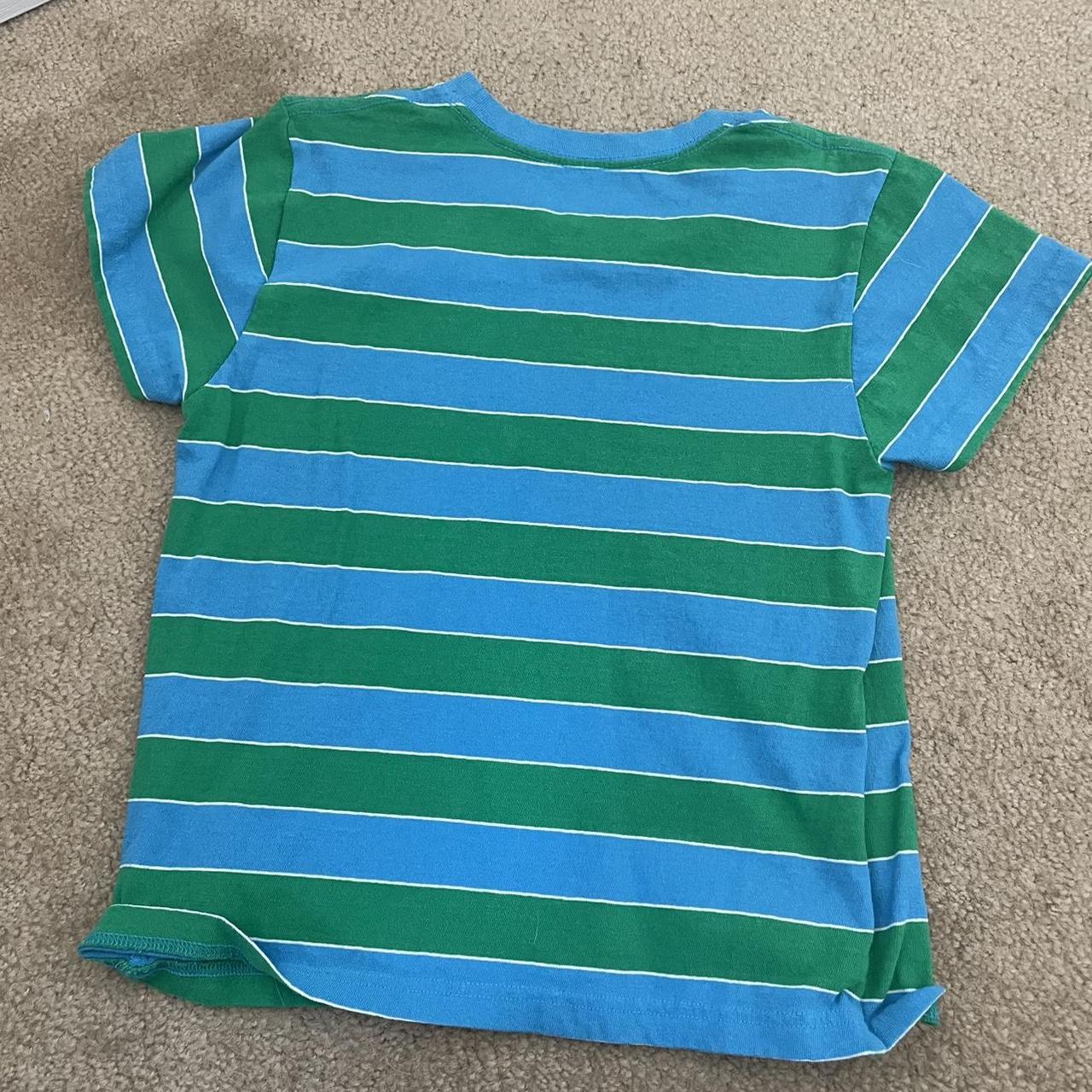 cutie lil striped BDG shirt!!! medium but can fit... - Depop