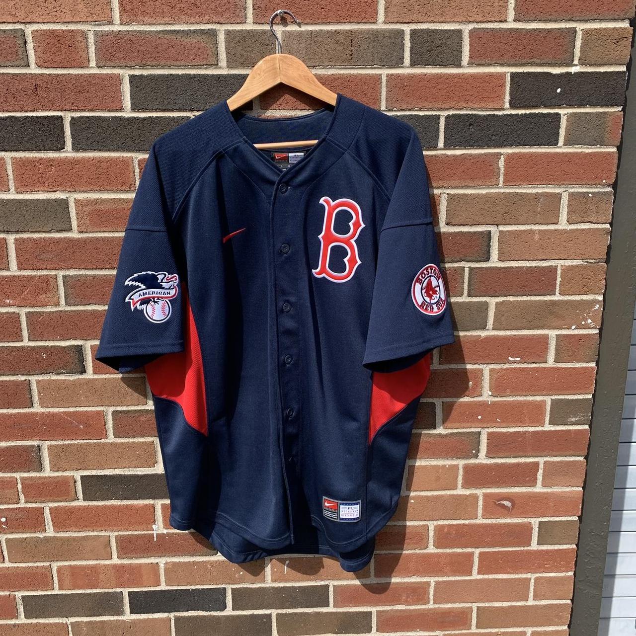 Vintage y2k Nike Boston Red Sox jersey Curt - Depop