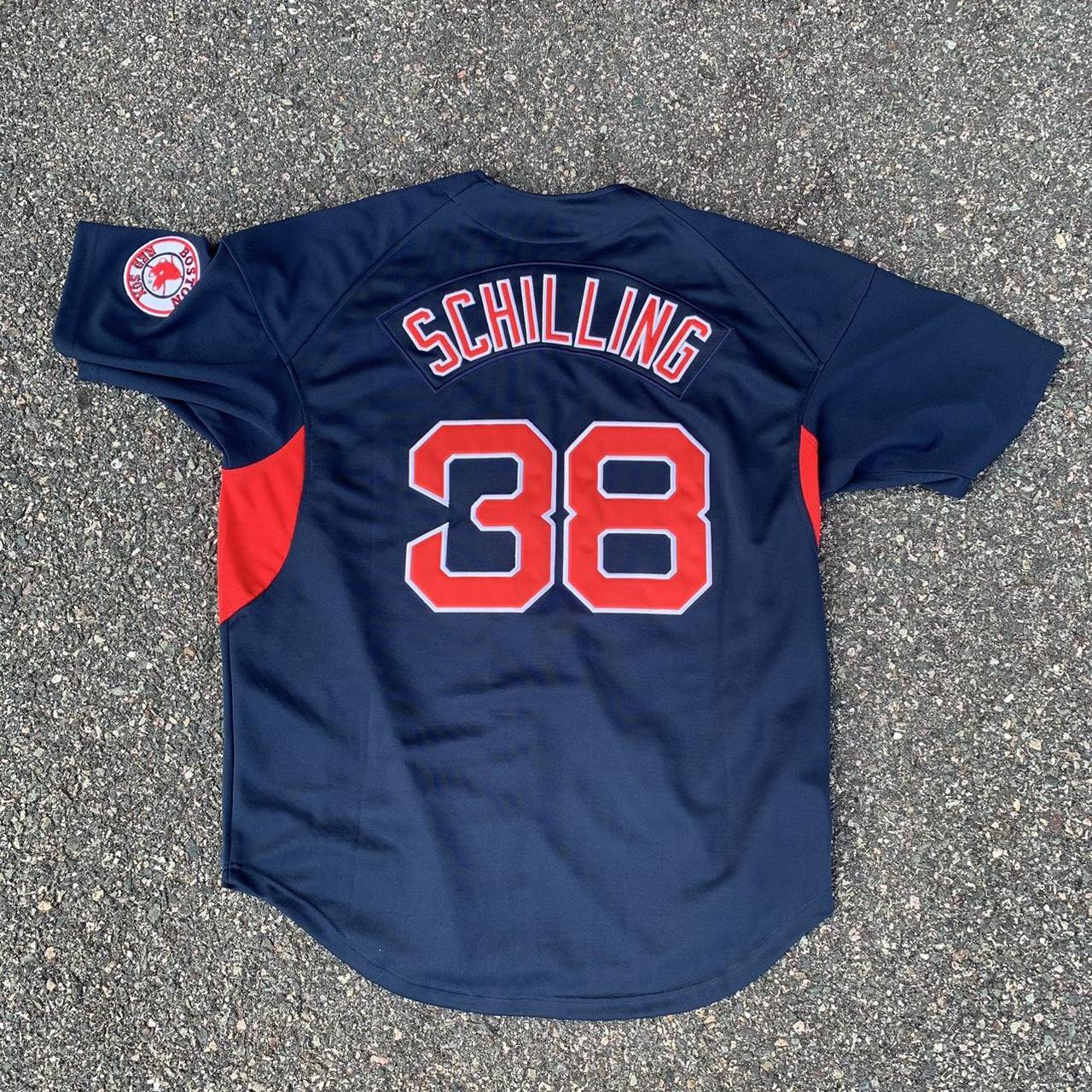 Vintage y2k Nike Boston Red Sox jersey Curt - Depop