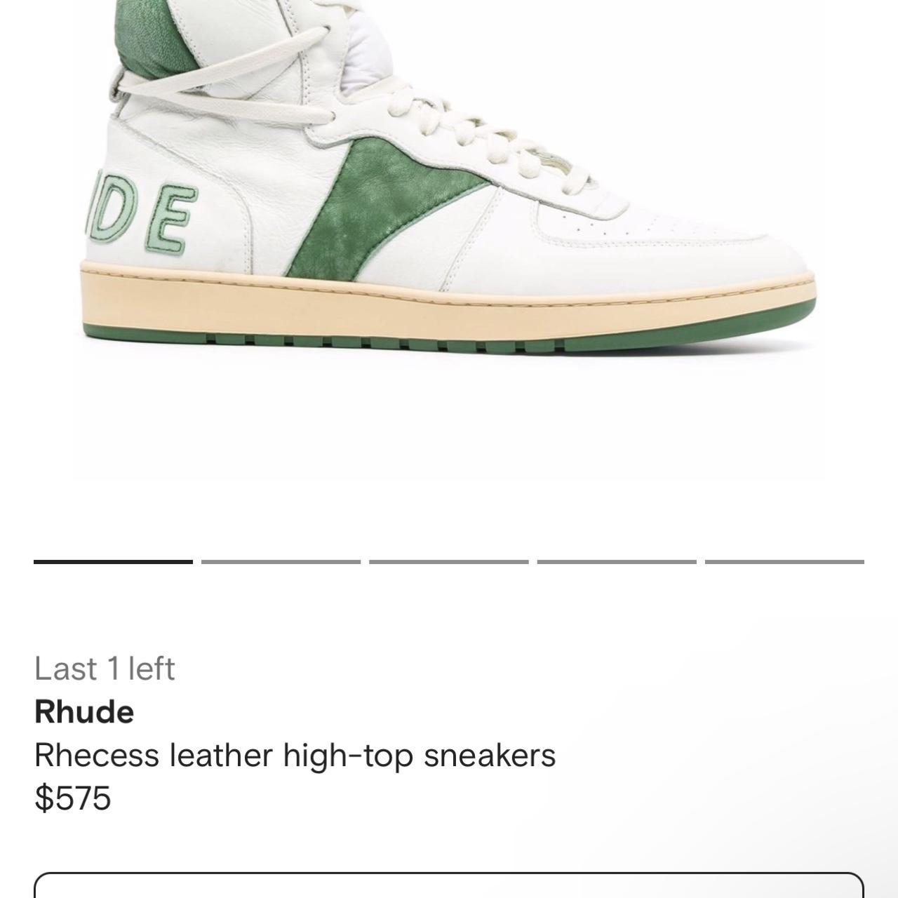 スニーカー RHUDE 'Rhecess Hi' sneakers Green RHSS23FO22489443 Rhude 'Rhecess Hi' Sneakers Green - Wanan Luxury