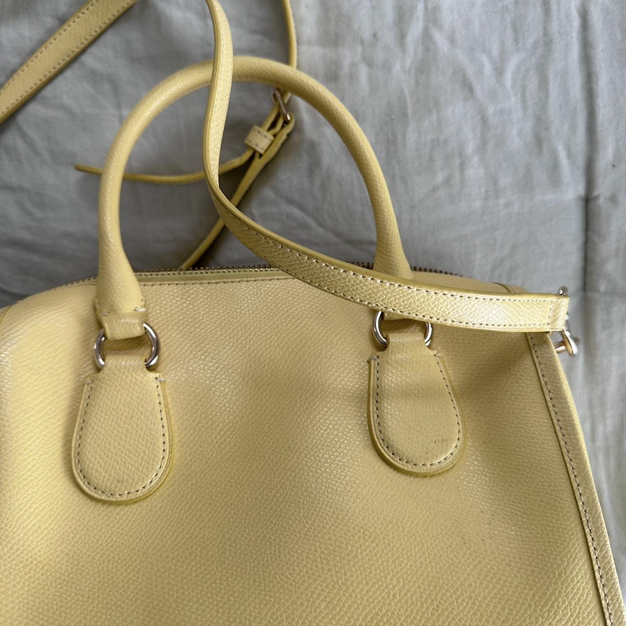 Coach yellow online handbag