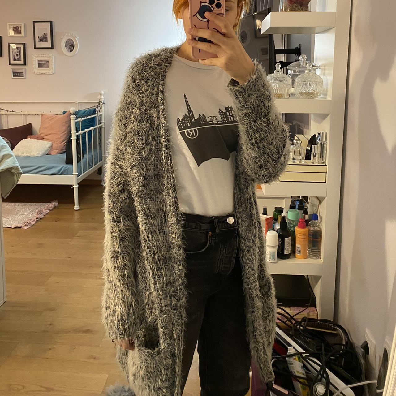 H&m hot sale fluffy cardigan