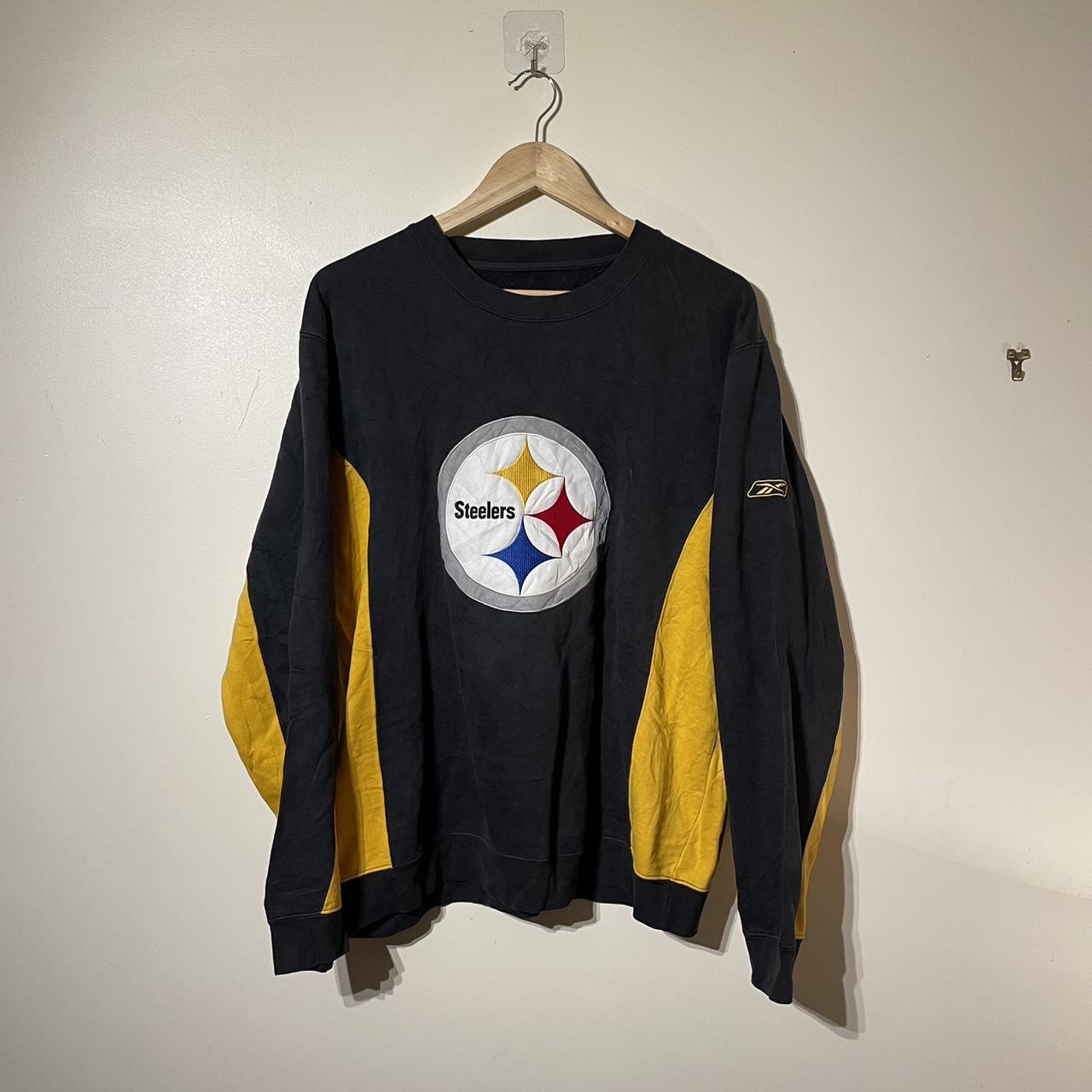 Vintage Reebok Steeler Embroidered Patch... - Depop