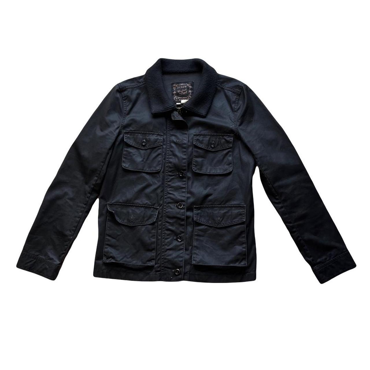 J crew washed outlet and aged utility jacket