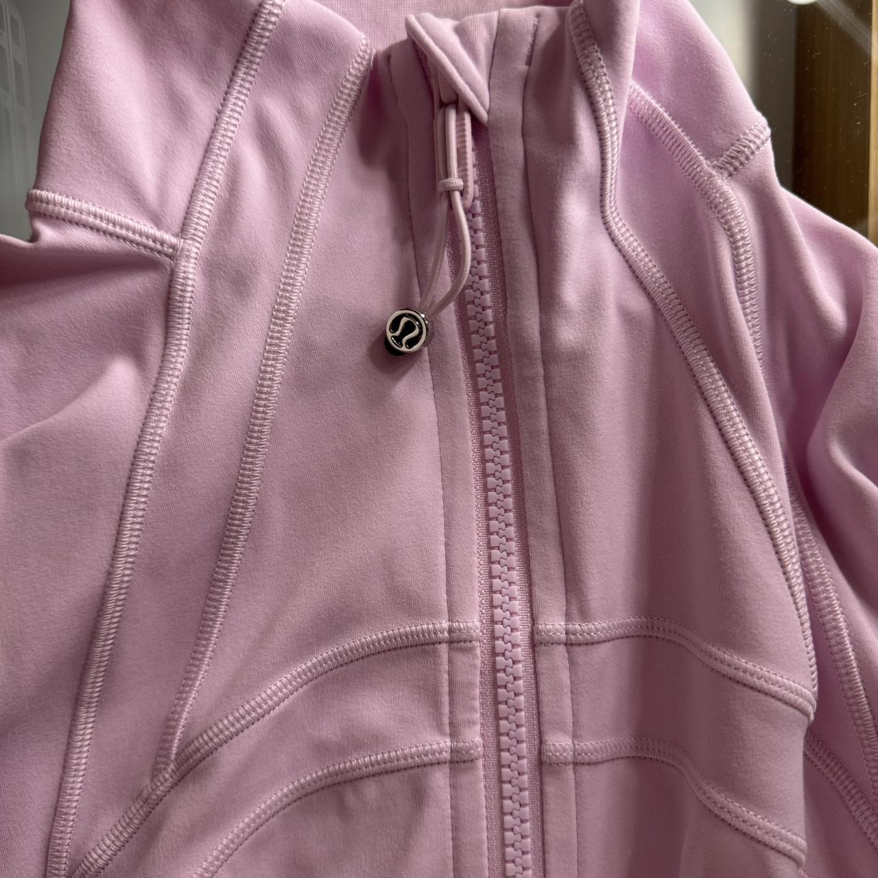 NWT LuLuLemon Scuba Full Zip Cropped Hoodie in Meadowsweet Pink