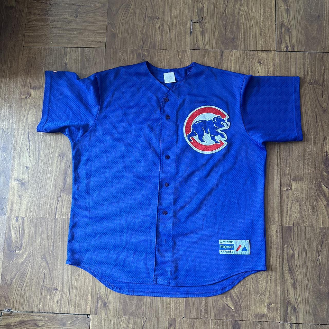 Great condition all white Cubs jersey XXL. Majestic - Depop