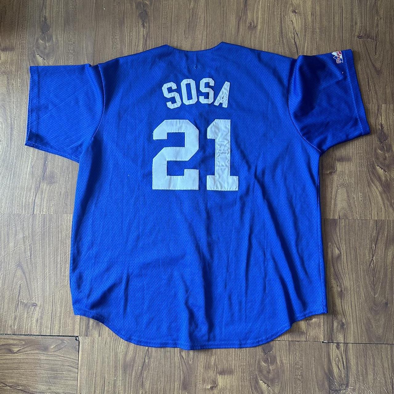 Cubs #21 Sammy Sosa jersey from Majestic Athletic. - Depop