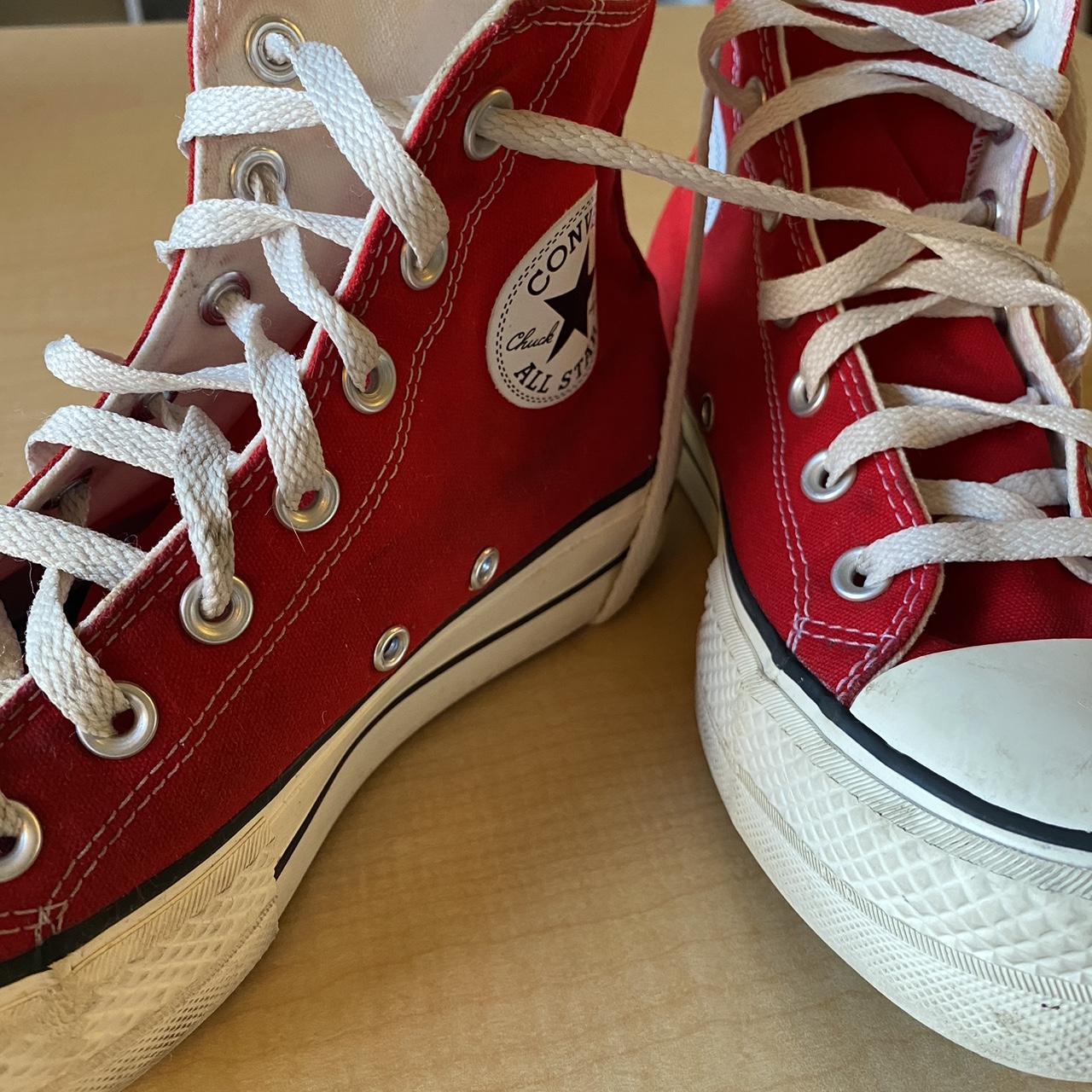 red platform converse