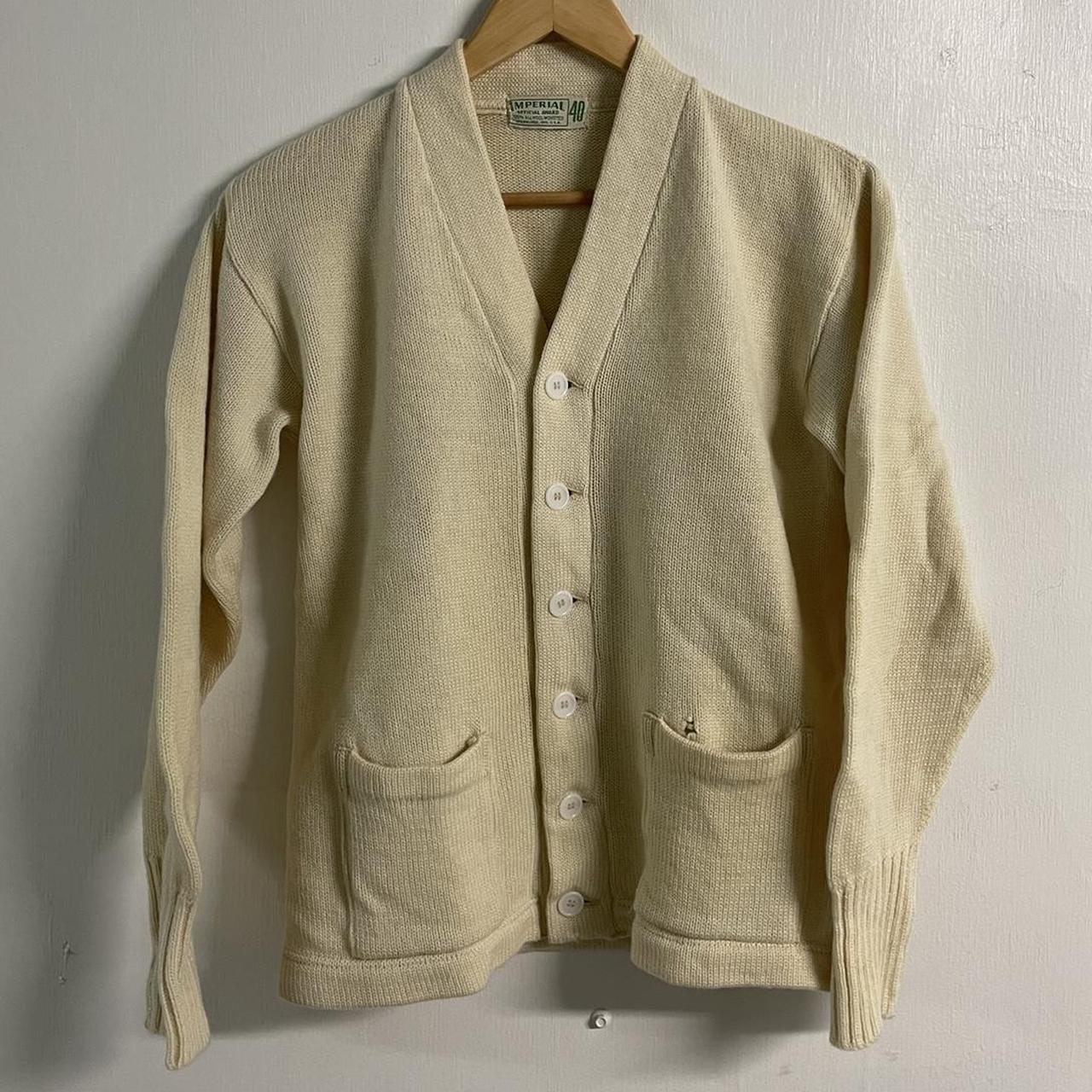 1960s Wool button up cardigan. * measurements * •... - Depop