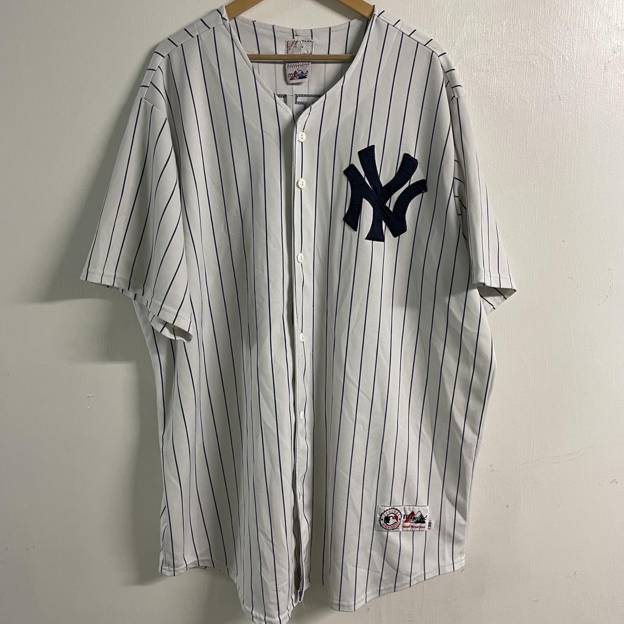 True Fan New York Yankees Jersey Mesh Size XL - Depop