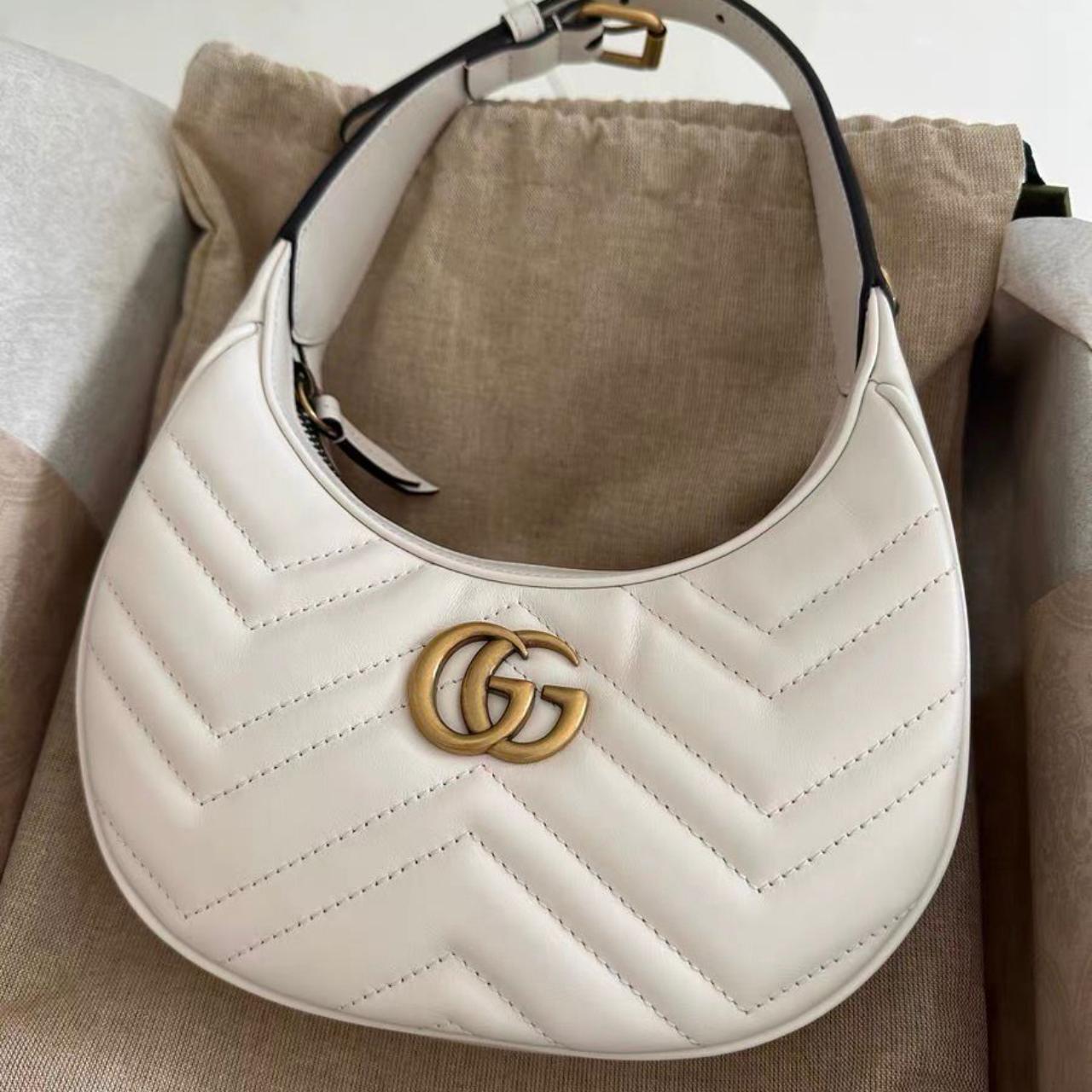 Gucci GG Marmont Half Moon mini handbag underarm Depop