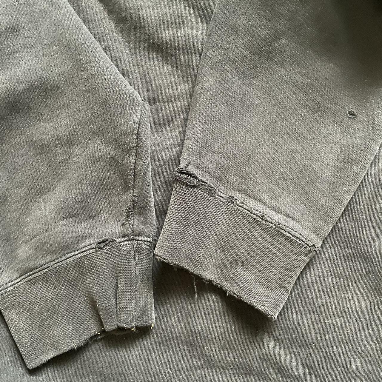 Distressed Hoodie Obvious signs of wear and tear. - Depop