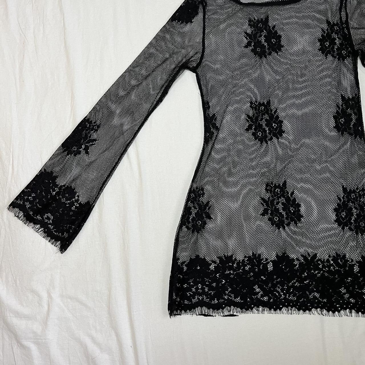 Joyce Leslie Y2K Mesh Top Item in excellent... - Depop