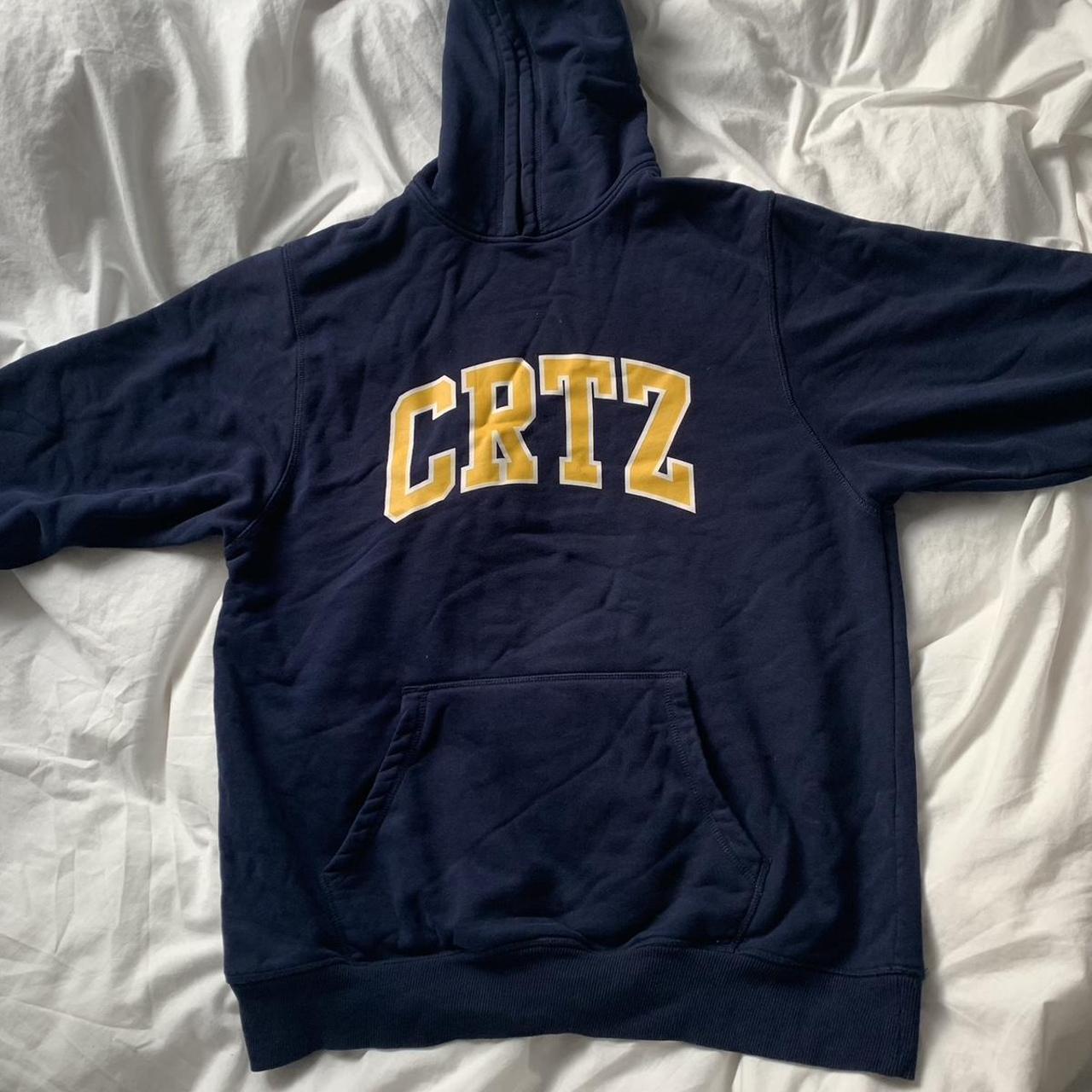 Navy Corteiz Dropout Hoodie - Large - Great... - Depop