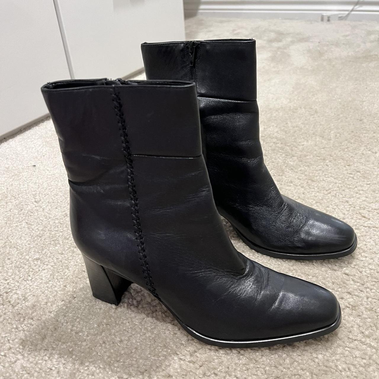 Aigner Women's Black Boots | Depop