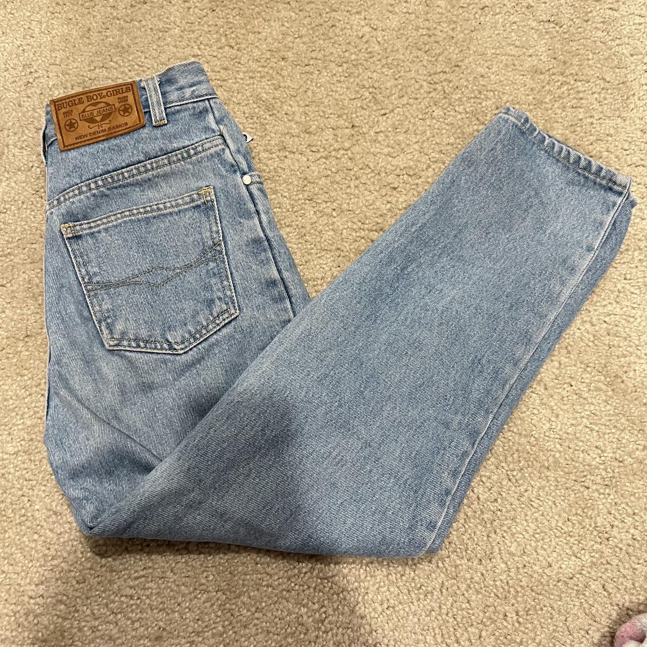 Vintage Bugle Boy jeans Size 12 Reg fit like an... - Depop