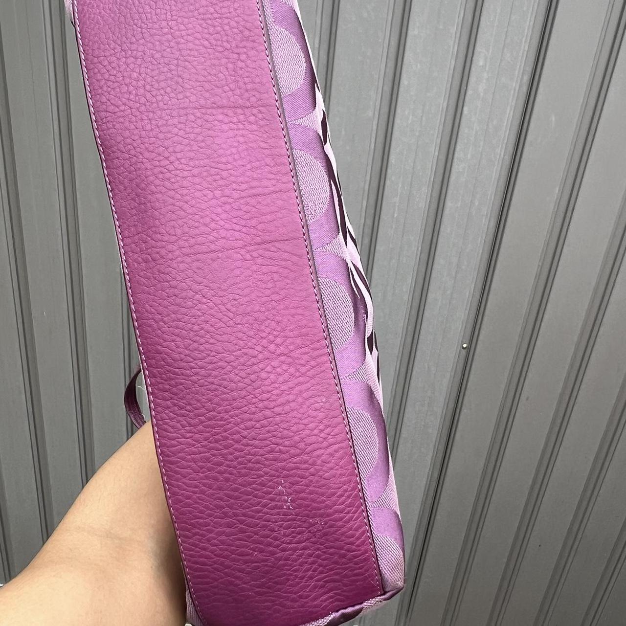 Purple Coach Julia orders Monogram Handbag