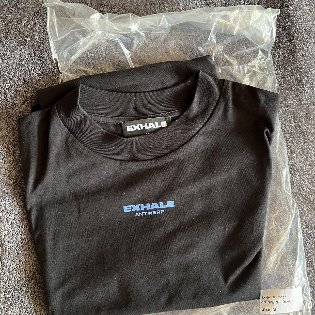 Exhale black and blue t-shirt Amelie lens new Depop