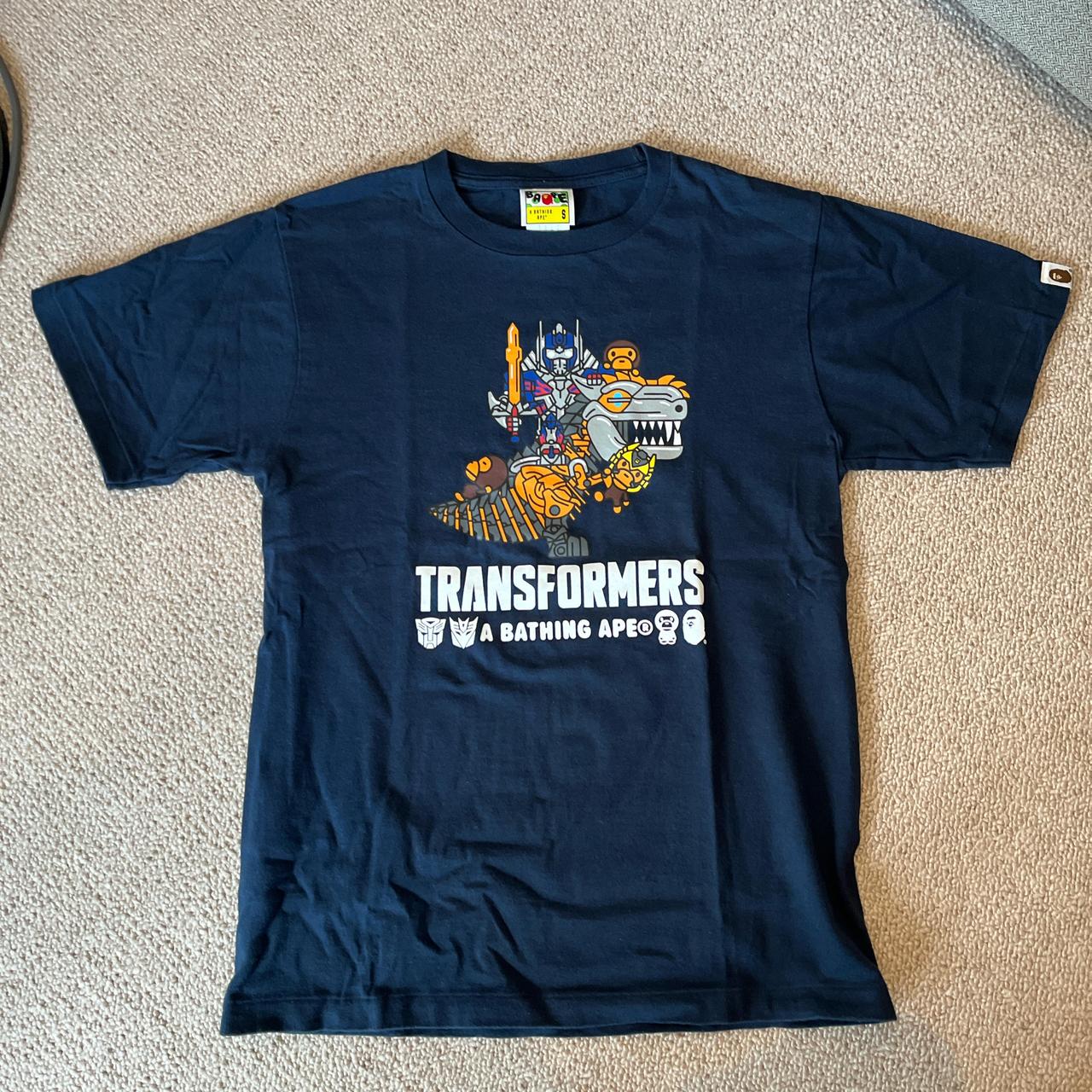 BAPE bathing ape x transformer collab t shirt 100% | Depop