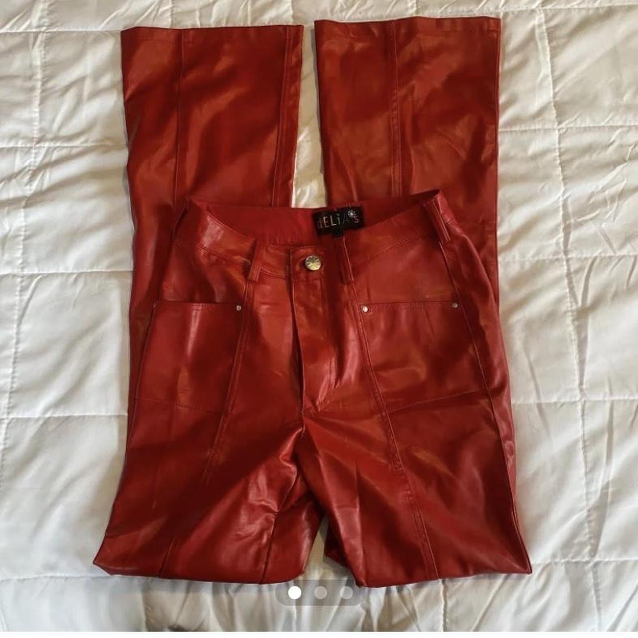 Red flare pants from INC in a size 2. There are two - Depop