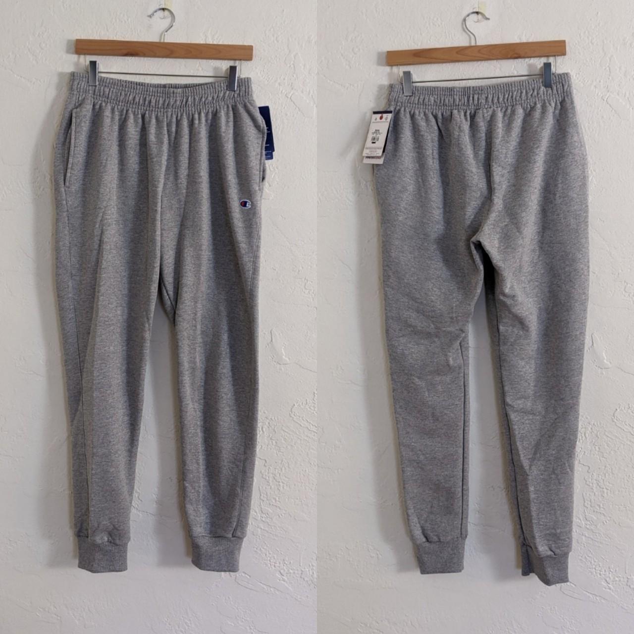 Gray Champion sweatpants NWT Gray champion fleece... - Depop