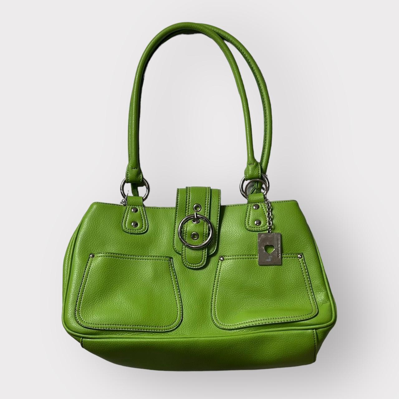 Nine and Company Lime Green Vintage Purse - Lime Green Shoulder Bag