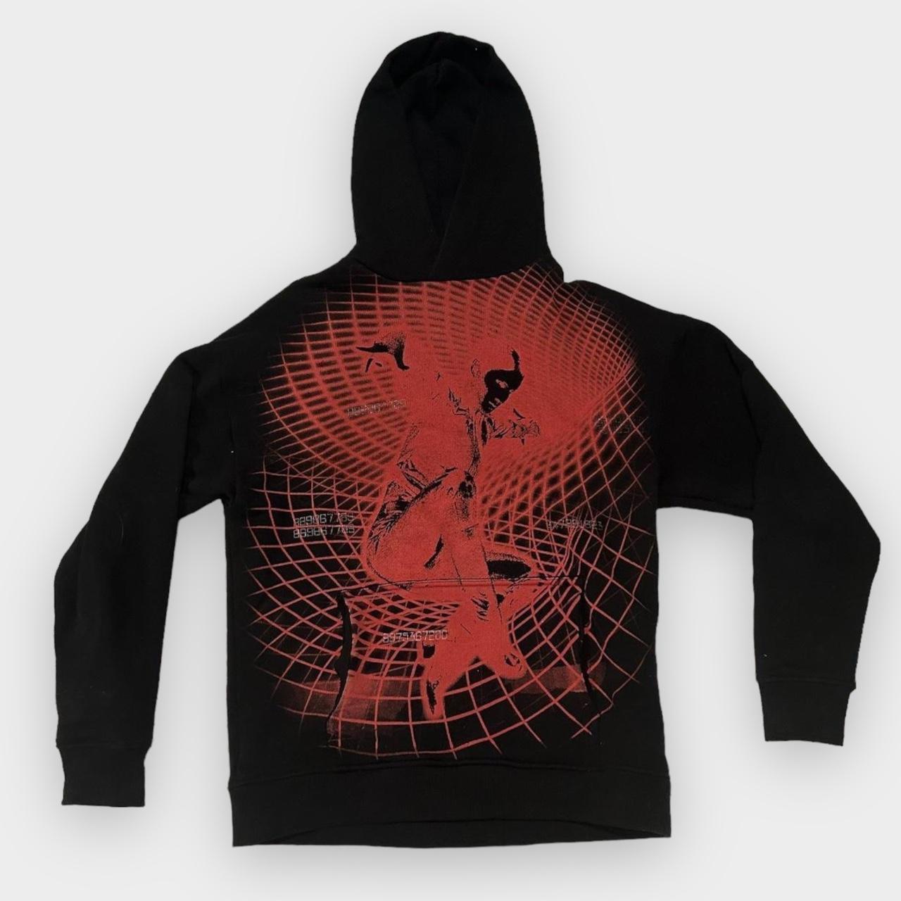 Jaded London x Matrix hoodie Black and red jaded | Depop
