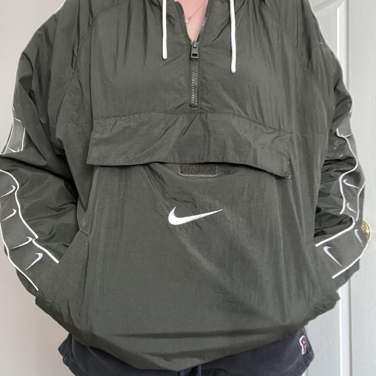 Army green cheap nike windbreaker