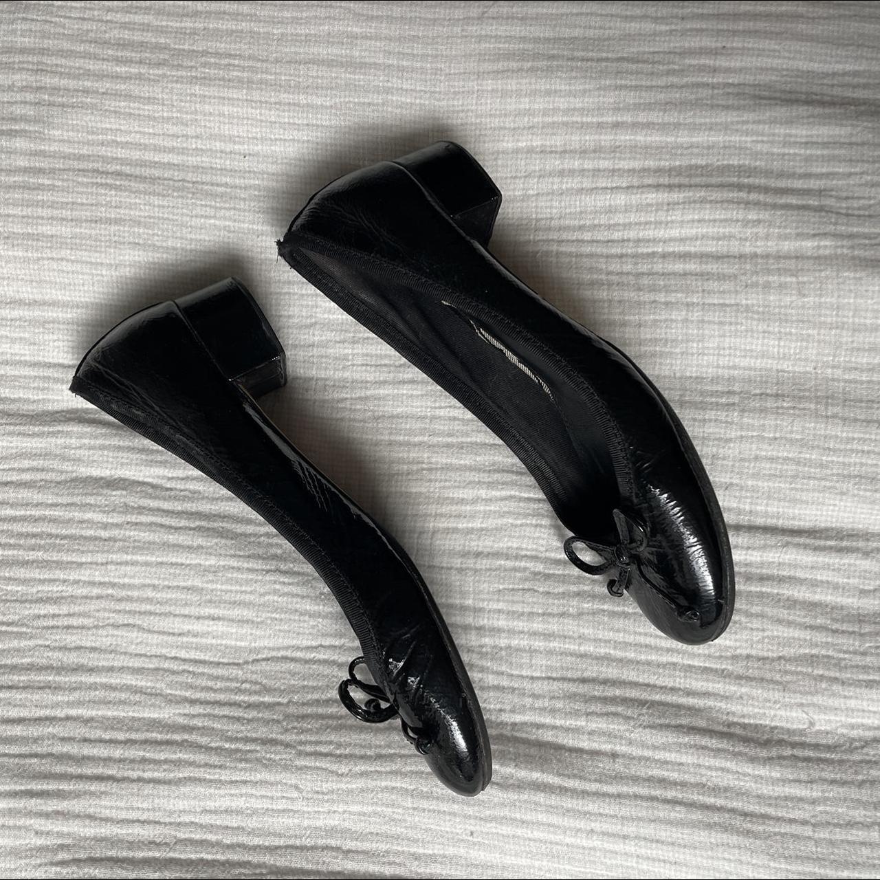 Vintage Coach black ballet kitten heels Size 7 So... - Depop