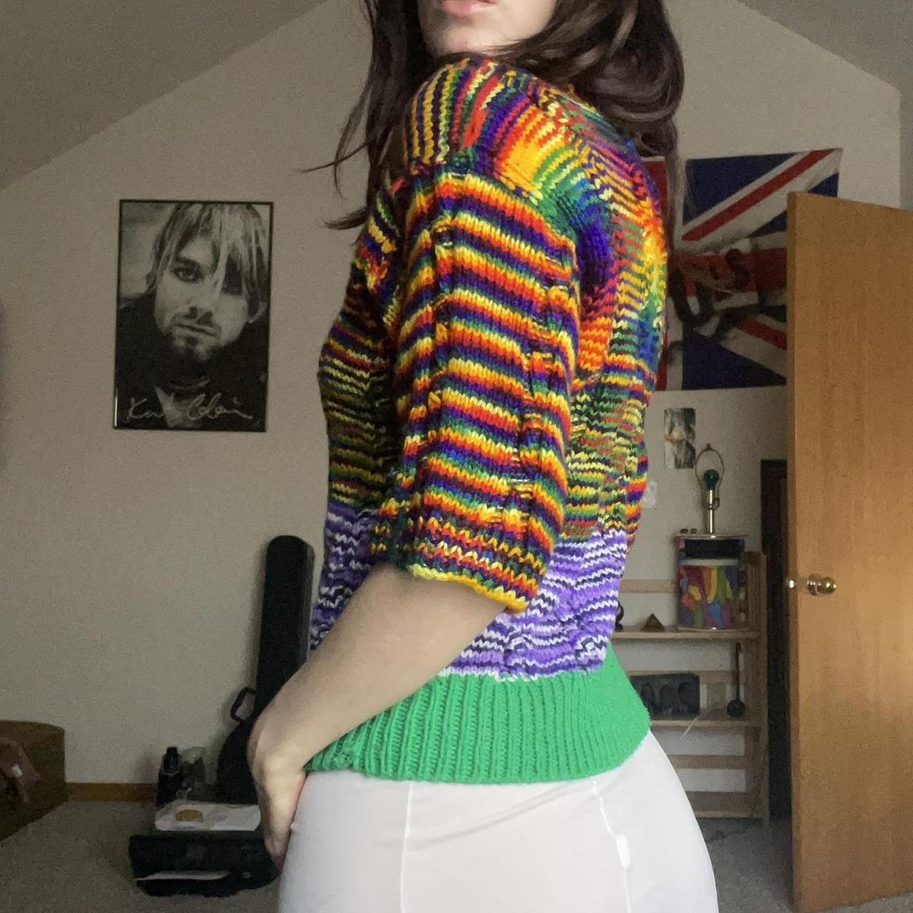 Best rainbow outlet sweater