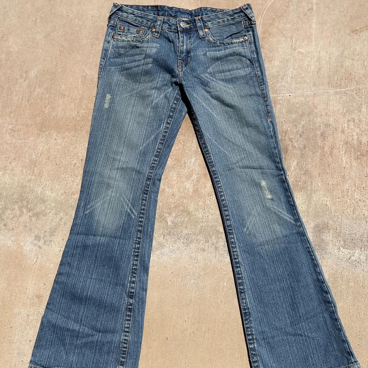 RARE TRUE RELIGION *Embroidered Lady Godiva