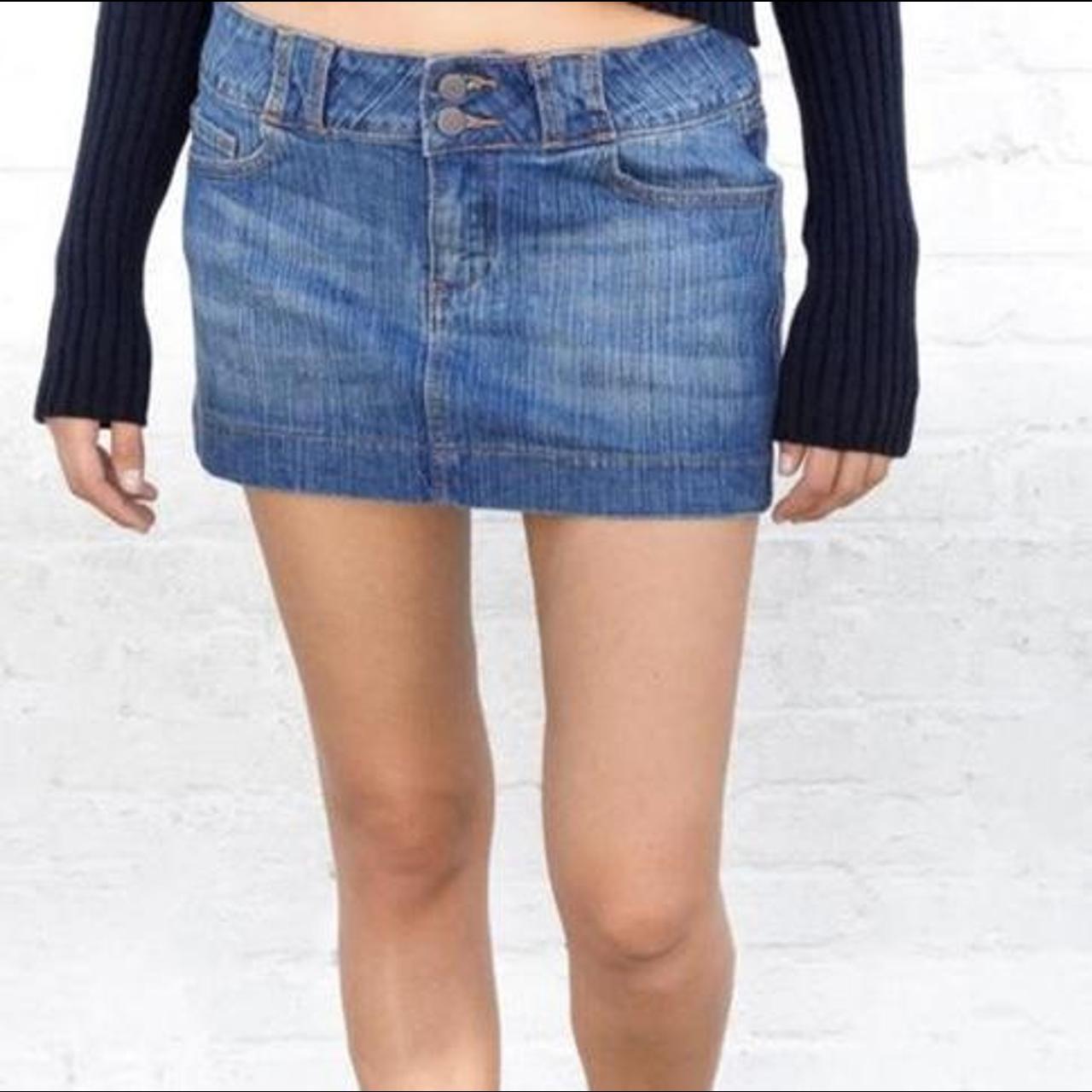 Brandy Melville Manon Denim Skirt 🤎 Brand new,... Depop