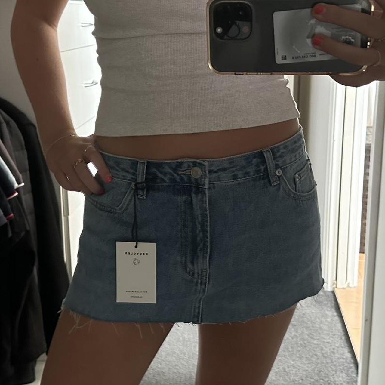 Glassons Low Rise Mini Denim Skirt Brand New With Depop 7949