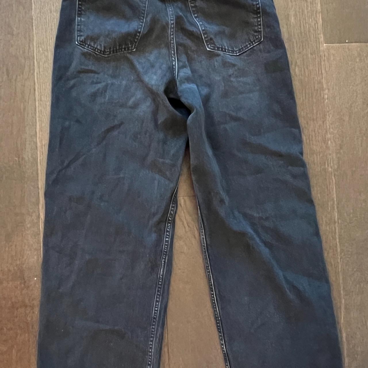 UNIQLO Women's Black and Grey Jeans | Depop